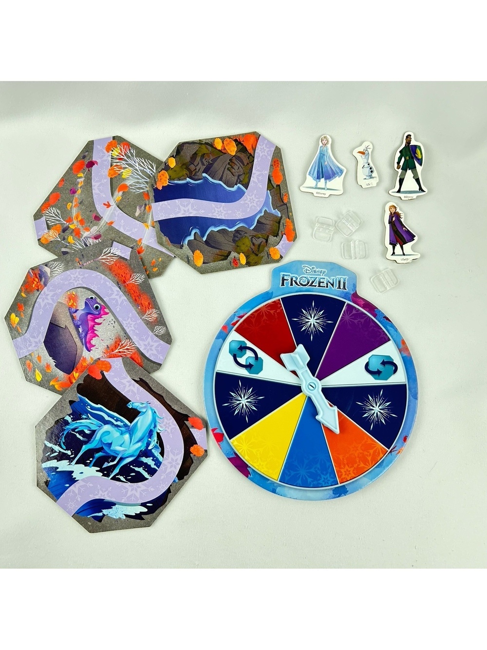 Disney Frozen 2 Surprise Slides Board Game Replacement Player Pieces & Spinner